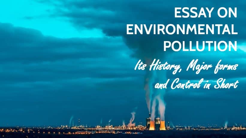 hindi essay on environmental pollution